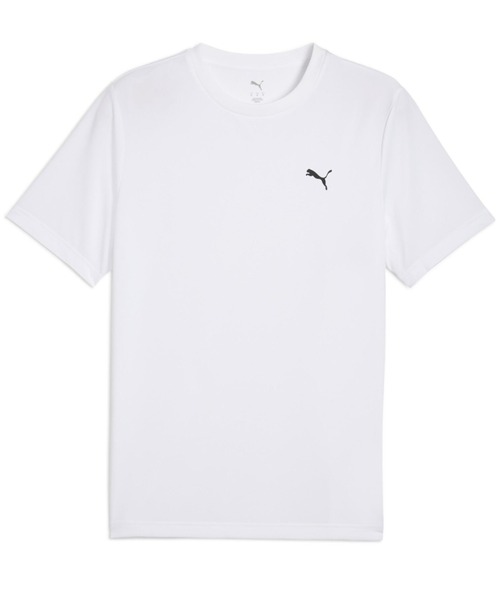 PUMA（プーマ）の「プーマ PUMA ESS スモール プーマロゴ ポリ Tシャツ（Tシャツ/カットソー・メンズ・ネイビー/ブラック/ホワイト・LL/M/L/3L/S）」の2枚目の写真