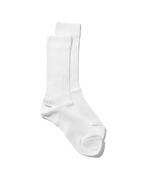 YUQRI(ユクリ)の「【YUQRI】Polite(ソックス/靴下・レディース・ホワイト/ブラウン系その他2/ブラック/グレー系その他2/グリーン系その他2/パープル系その他2/スモークピンク/ベージュ/ダークブラウン/ライトイエロー/ライトパープル・S)」の2枚目の写真