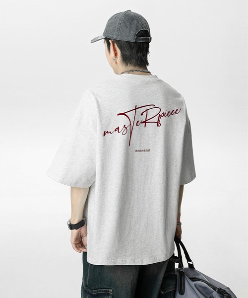 JOHNNY WOLF(ジョニーウルフ)の「RALPH オーバーサイズ グラフィティロゴ ヘビーウェイトコットン Tシャツ(Tシャツ/カットソー・メンズ・杢グレー/ブラック/ワイン/ホワイト/イエロー/ラベンダー・M/L/XL)」の17枚目の写真