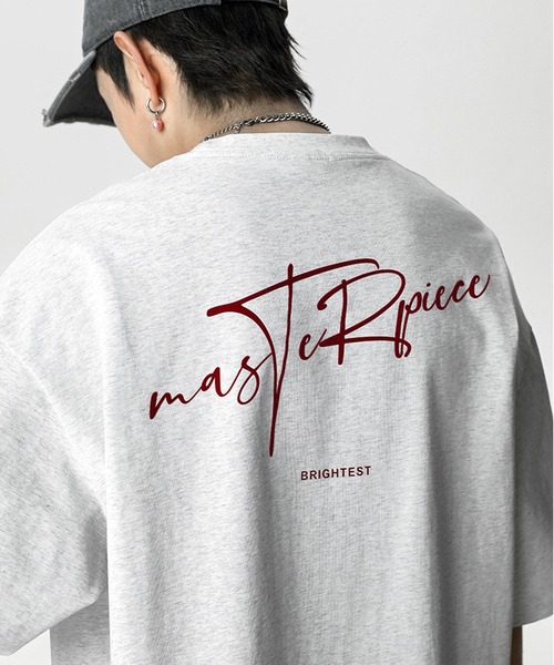 JOHNNY WOLF(ジョニーウルフ)の「RALPH オーバーサイズ グラフィティロゴ ヘビーウェイトコットン Tシャツ(Tシャツ/カットソー・メンズ・杢グレー/ブラック/ワイン/ホワイト/イエロー/ラベンダー・M/L/XL)」の19枚目の写真