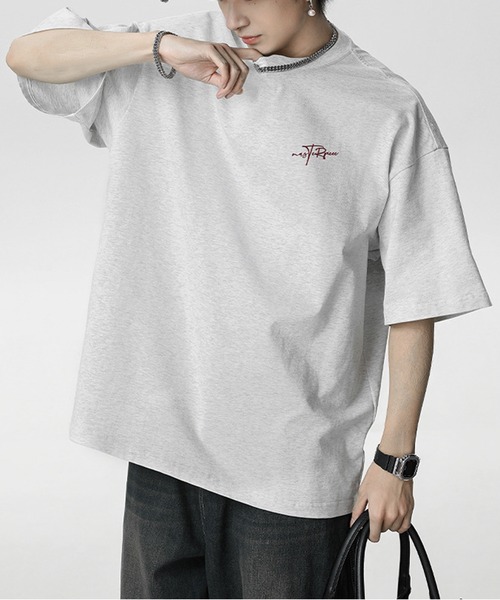 JOHNNY WOLF(ジョニーウルフ)の「RALPH オーバーサイズ グラフィティロゴ ヘビーウェイトコットン Tシャツ(Tシャツ/カットソー・メンズ・杢グレー/ブラック/ワイン/ホワイト/イエロー/ラベンダー・M/L/XL)」の21枚目の写真