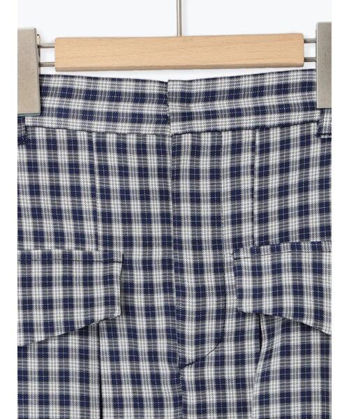 ehka sopo（エヘカソポ）の「ミディ丈プリーツスカート（スカート・レディース・グレー/ネイビー/サックスブルー・F）」の5枚目の写真