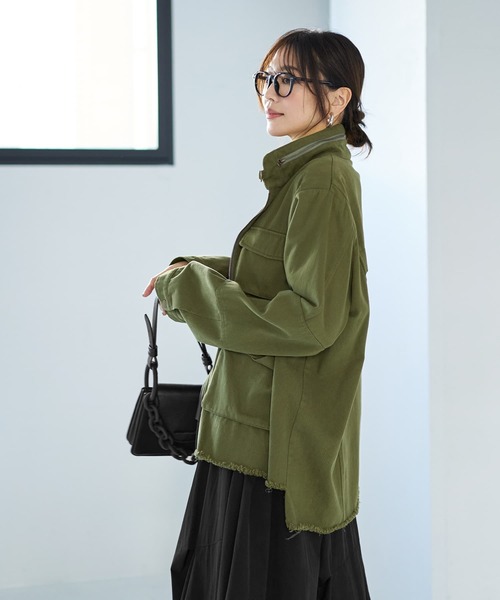 STYLE DELI（スタイルデリ）の「洗い加工ミリタリージャケット
