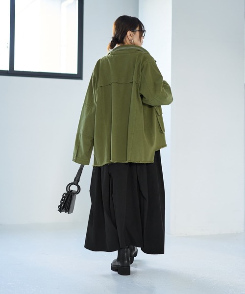 STYLE DELI（スタイルデリ）の「洗い加工ミリタリージャケット