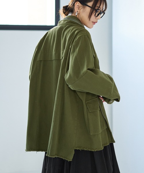 STYLE DELI（スタイルデリ）の「洗い加工ミリタリージャケット