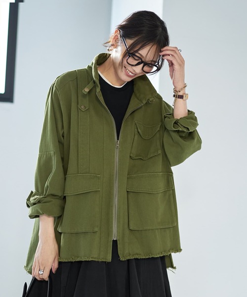 STYLE DELI（スタイルデリ）の「洗い加工ミリタリージャケット