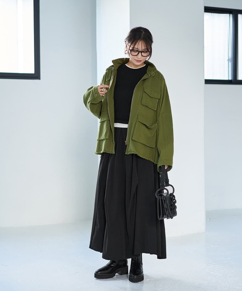 洗い加工ミリタリージャケット（ミリタリージャケット）｜STYLE DELI