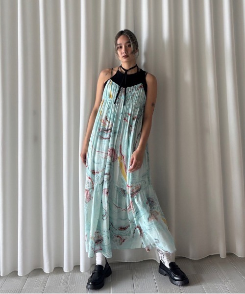 MEDI INDIAN POOL MARBLE DRESS（ワンピース）｜Ameri（アメリ