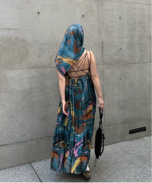 値下げAMERI MEDI INDIAN POOL MARBLE DRESS MEDI INDIAN POOL MARBLE DRESS