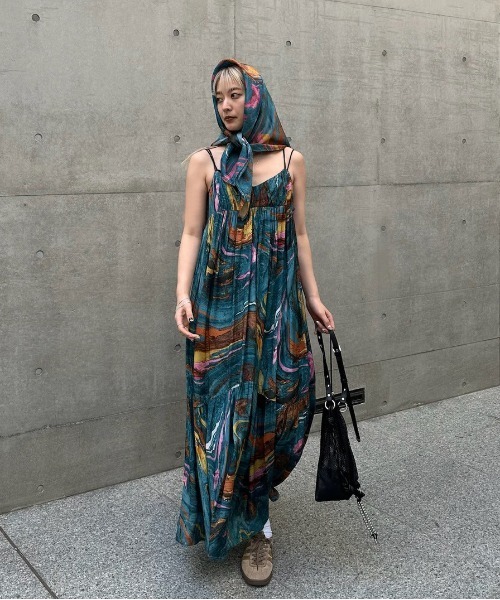 Ameri（アメリ）の「MEDI INDIAN POOL MARBLE DRESS（ワンピース
