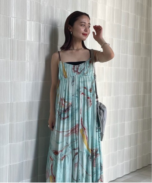 Ameri（アメリ）の「MEDI INDIAN POOL MARBLE DRESS（ワンピース