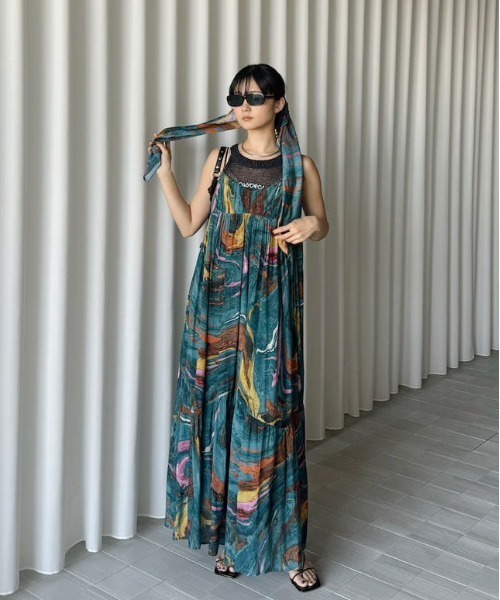 MEDI INDIAN POOL MARBLE DRESS（ワンピース）｜Ameri（アメリ