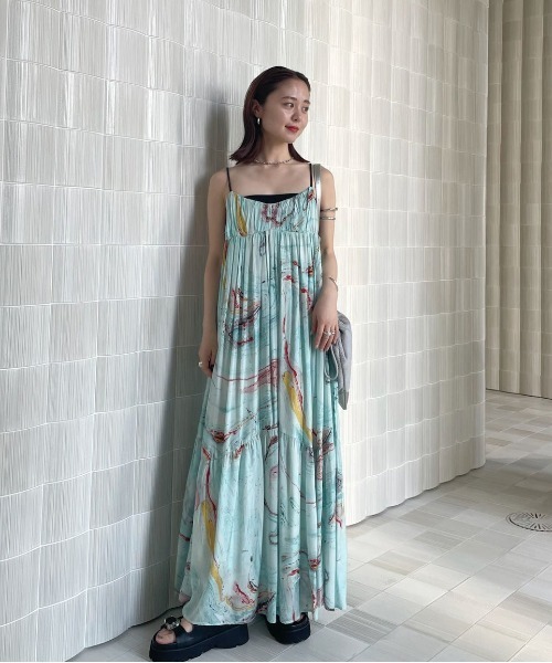 あき様ノベルティ付きAMERI MEDI INDIAN POOL MARBLE MEDI INDIAN POOL MARBLE DRESS（ワンピース）｜Ameri（アメリ