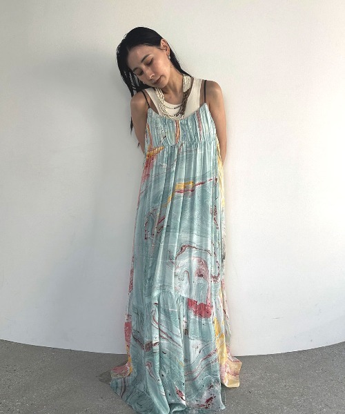 値下げAMERI MEDI INDIAN POOL MARBLE DRESS MEDI INDIAN POOL MARBLE DRESS