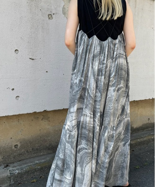 MEDI INDIAN POOL MARBLE DRESS（ワンピース）｜Ameri（アメリ