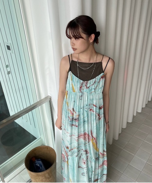 MEDI INDIAN POOL MARBLE DRESS（ワンピース）｜Ameri（アメリ