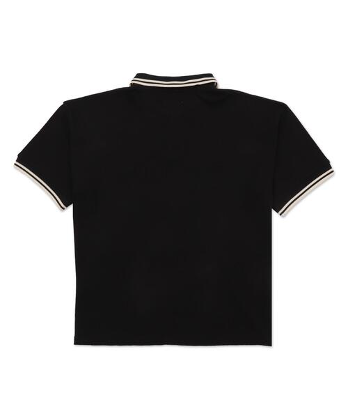 WEGO（ウィゴー）の「WEGO/【25年春夏新作】ワッフルラインポロ（ポロシャツ・メンズ・オフホワイト/ブラック/ネイビー・MEDIUM/LARGE）」の21枚目の写真