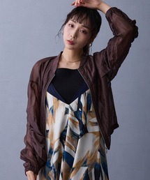 NICOLE white（ニコルホワイト）の「シアーブルゾン（ブルゾン）」