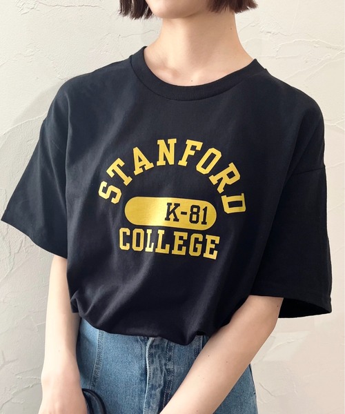 spiritoso(スピリトーゾ)の「【spiritoso】カレッジアソートTシャツ(Tシャツ/カットソー・メンズ・ブラウン系その他/ブラック系その他/ホワイト系その他2/ブラウン系その他2/ブラウン系その他3/ホワイト系その他3/ブラック系その他2/ブラック系その他3・LARGE)」の5枚目の写真
