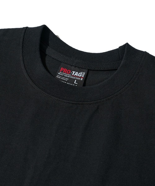 PRO・TAG(プロタグ)の「【PRO・TAG】Short Sleeve heavy T / ヘビーウェイト ポケット付き半袖Tシャツ(Tシャツ/カットソー・メンズ・ホワイト/ブラック/グレー・SMALL/X-LARGE/MEDIUM/LARGE)」の10枚目の写真