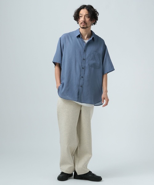 BAYFLOW（ベイフロー）の「[シルエット調整可]ワンポイントイージースウェットパンツ（その他パンツ・メンズ・ブラック/グレー・MEDIUM/LARGE）」の3枚目の写真