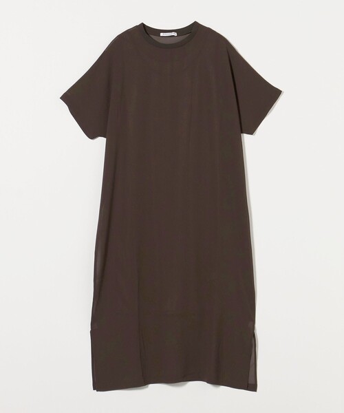 即日発送！ユナイテッドアローズ シフォンレイヤード ドルマンスリーブ ワンピース BEAUTY&YOUTH UNITED ARROWS（ビューティーアンドユース