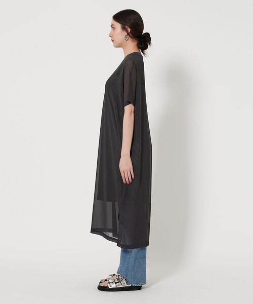 BEAUTY&YOUTH UNITED ARROWS(ビューティーアンドユースユナイテッドアローズ)の「シフォンレイヤード ドルマンスリーブ ワンピース(ワンピース・レディース・ダークグレー/ダークブラウン/ブラック/モカ・FREE)」の22枚目の写真