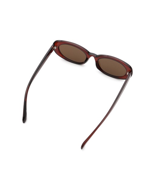 VIS（ビス）の「オーバルファッショングラス（サングラス・レディース・ブラック/ダークブラウン・FREE）」の11枚目の写真