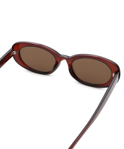 VIS（ビス）の「オーバルファッショングラス（サングラス・レディース・ブラック/ダークブラウン・FREE）」の3枚目の写真