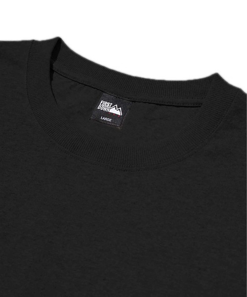 FIRST DOWN(ファーストダウン)の「FIRST DOWN LOGO S/S TEE(Tシャツ/カットソー・メンズ・ホワイト/ブラック・M/L/XL)」の6枚目の写真