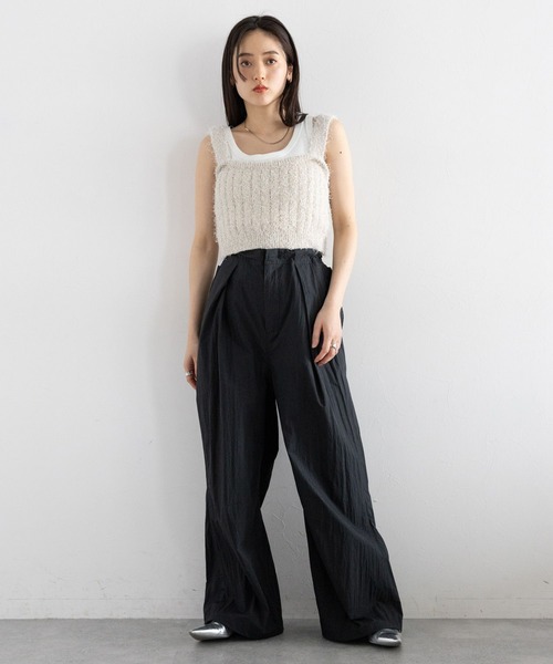 RAGEBLUE（レイジブルー）の「ディープタックスノールーズパンツ（カーゴパンツ・レディース・ブラック/ライトオリーブ・FREE）」の8枚目の写真