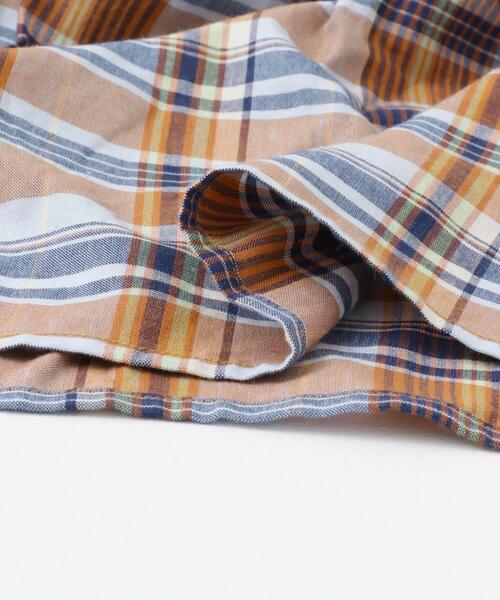 URBAN RESEARCH Sonny Label(アーバンリサーチサニーレーベル)の「リネン混マドラスチェックスカート(スカート・レディース・グレー系その他/オレンジ系その他/ブルー系その他・FREE)」の14枚目の写真