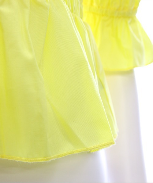 clear（クリア）の「肩リボンオフショルシャーリング半袖ブラウス [着回し力抜群 大人 フェミニン 骨格ウェーブ]（シャツ/ブラウス・レディース・ブラック/イエロー/オフホワイト・F）」の14枚目の写真