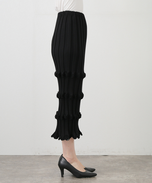 OPEN SESAME CLUB(オープンセサミクラブ)の「【OPEN SESAME CLUB/オープン セサミ クラブ】 Flow Skirt(スカート・レディース・ブラック・SMALL)」の14枚目の写真