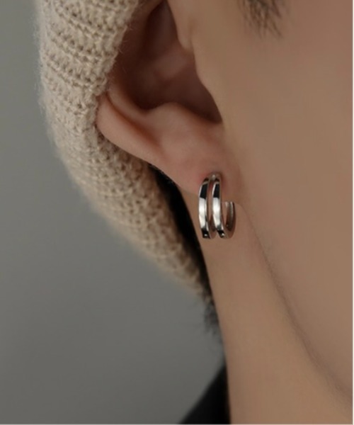 Burner（バーナー）の「【OKUOKU　0909】フープピアス 両耳  oku-hpierce-g2-5（ピアス（両耳用）・メンズ・その他1/その他2/その他3/その他5/C/その他11/D/E/F/T/U/V/W/その他24/その他31/X/A/その他10/その他13/H/J/O/Q/その他19/その他22/B/その他4/その他7/その他12/G/I/P/その他20/その他21/その他23/その他25/その他26/その他27/その他28/その他29/その他6/K/L/M/N/その他14/その他15/その他16/その他17/その他18/S/R/その他30・FREE）」の7枚目の写真