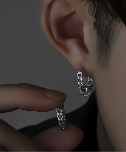 Burner（バーナー）の「【OKUOKU　0909】フープピアス 両耳  oku-hpierce-g2-5（ピアス（両耳用）・メンズ・その他1/その他2/その他3/その他5/C/その他11/D/E/F/T/U/V/W/その他24/その他31/X/A/その他10/その他13/H/J/O/Q/その他19/その他22/B/その他4/その他7/その他12/G/I/P/その他20/その他21/その他23/その他25/その他26/その他27/その他28/その他29/その他6/K/L/M/N/その他14/その他15/その他16/その他17/その他18/S/R/その他30・FREE）」の8枚目の写真