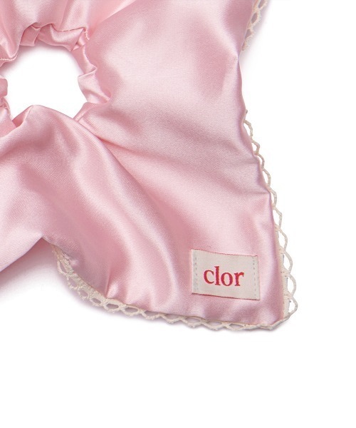 ☆韓国の人気☆【SAENGIN STUDIOS】☆ROSE SCRUNCHI.E☆ SQUARE SCRUNCHIE（シュシュ）｜clor（クロル）のファッション