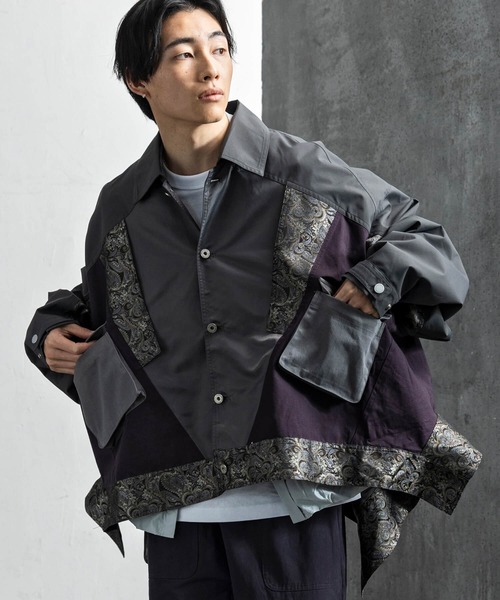 古着 SOLVEIG パッチワーク コットン ジャケット ブルゾン ヴィンテージ 楽天市場】UNKNOWN セミノール族 やまみちテープ パッチワーク