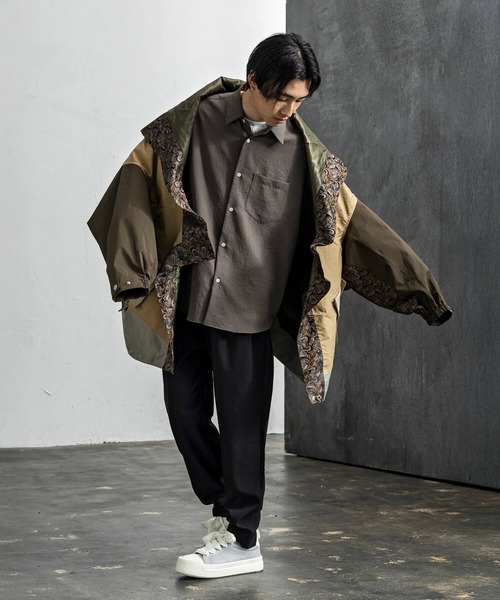 2WAYパッチワークジャケット（ブルゾン）｜+CLOSET（プラス