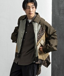 CLOSET（クローゼット）の「2WAYパッチワークジャケット（ブルゾン）」