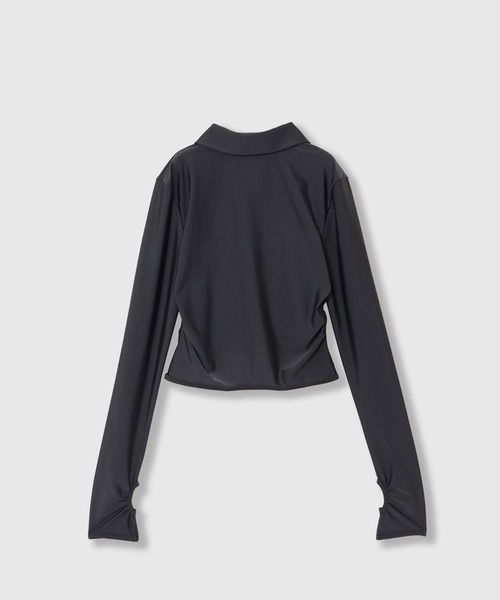 THINGS THAT MATTER(シングス ザット マター)の「SWIM CROPPED RASH GUARD / スイムクロップドラッシュガード(水着・レディース・グレー/ブラック/ブラウン・FREE)」の14枚目の写真