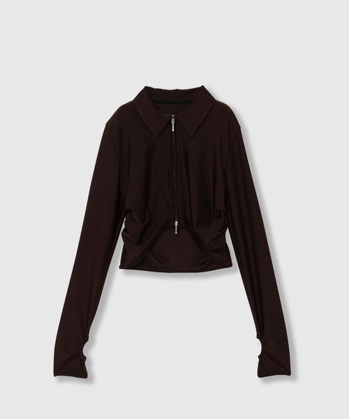 THINGS THAT MATTER(シングス ザット マター)の「SWIM CROPPED RASH GUARD / スイムクロップドラッシュガード(水着・レディース・グレー/ブラック/ブラウン・FREE)」の17枚目の写真
