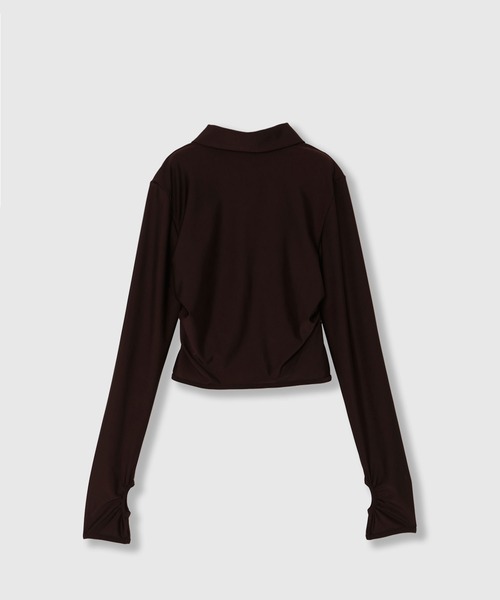 THINGS THAT MATTER(シングス ザット マター)の「SWIM CROPPED RASH GUARD / スイムクロップドラッシュガード(水着・レディース・グレー/ブラック/ブラウン・FREE)」の16枚目の写真