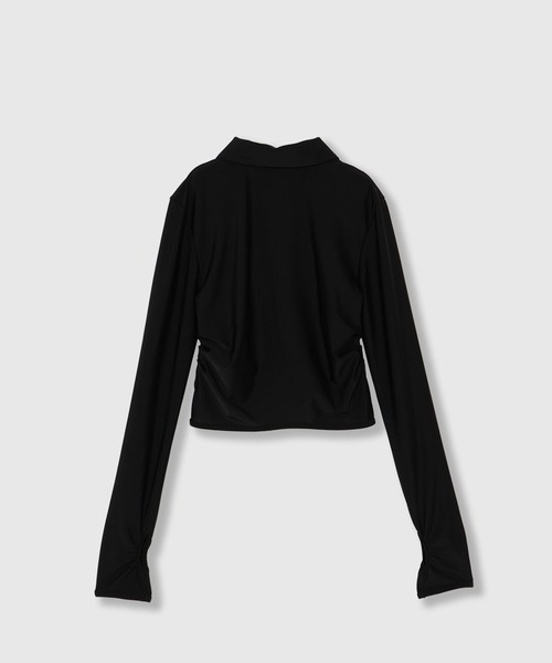 THINGS THAT MATTER(シングス ザット マター)の「SWIM CROPPED RASH GUARD / スイムクロップドラッシュガード(水着・レディース・グレー/ブラック/ブラウン・FREE)」の12枚目の写真