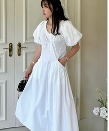 roomy（ルーミー）の「VネックボリュームスリーブOP（ワンピース）」