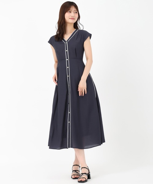 【タグ付新品】ミッシュマッシュ　ワンピース MISCH MASCH ワンピース 2023秋冬新作ぼかしフラワーワンピース