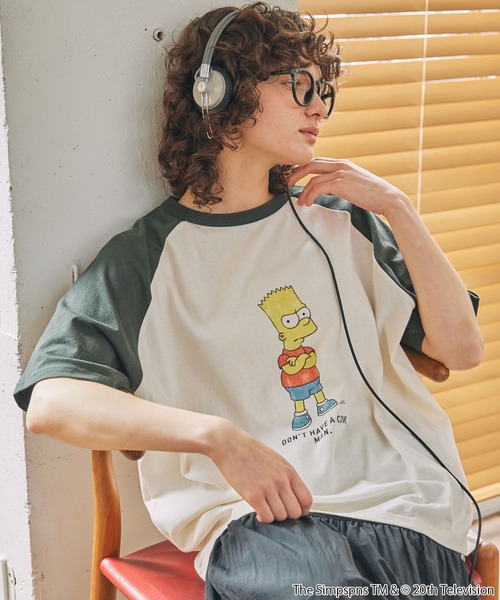 The Simpsons(ザ・シンプソンズ)の「The Simpsons / ザ・シンプソンズ / 別注 アソート グラフィックプリント 半袖Tシャツ(Tシャツ/カットソー・レディース・ネイビー系/ブラック系1/ブラック系・FREE)」の22枚目の写真