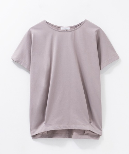 NAVY(ネイビー)の「NAVY SARARI 裾切替プルオーバー(Tシャツ/カットソー・レディース・チャコールグレー/グレイッシュベージュ/サックスブルー・L/M)」の20枚目の写真