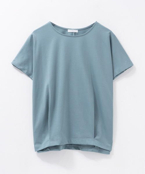 NAVY(ネイビー)の「NAVY SARARI 裾切替プルオーバー(Tシャツ/カットソー・レディース・チャコールグレー/グレイッシュベージュ/サックスブルー・L/M)」の22枚目の写真
