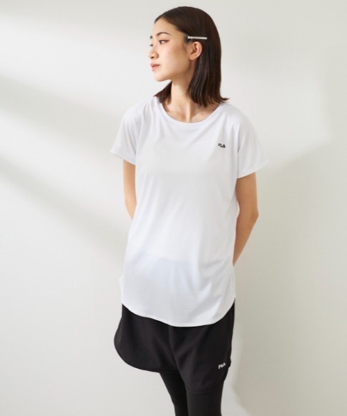 FILA（フィラ）の「マルチウェイ セットアップ 3点セット (ラッシュガード / フィットネスフェア)（ラッシュガード・レディース・ホワイト/ブラック/グレー・SMALL/MEDIUM/LARGE/X-LARGE/XX-LARGE/XXX-LARGE/XXXX-LARGE/XXXXX-LARGE）」の20枚目の写真